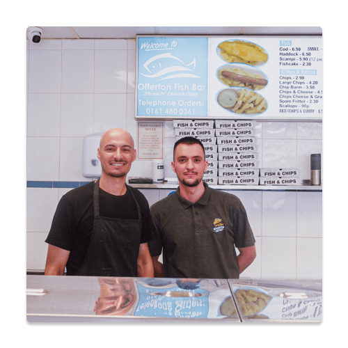 Offerton Fish Bar website, built by Takeaway Growth Agency